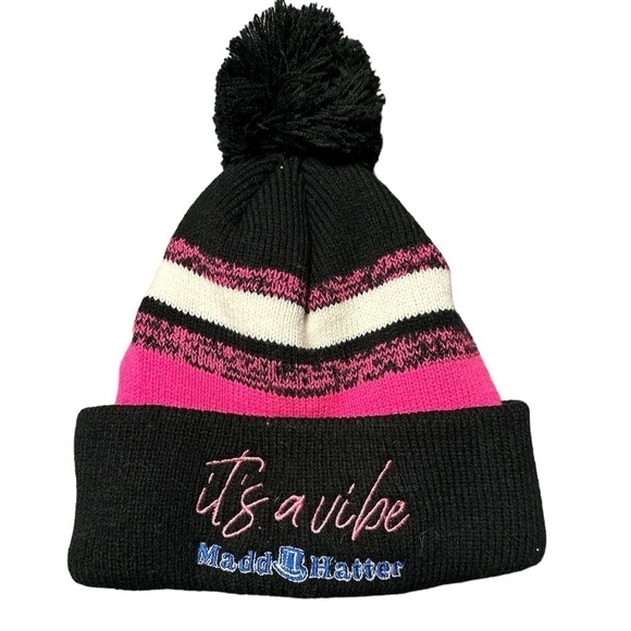 It’s a Vibe — Mad Hatter Hat with Pom Pom - Picture 1 of 1